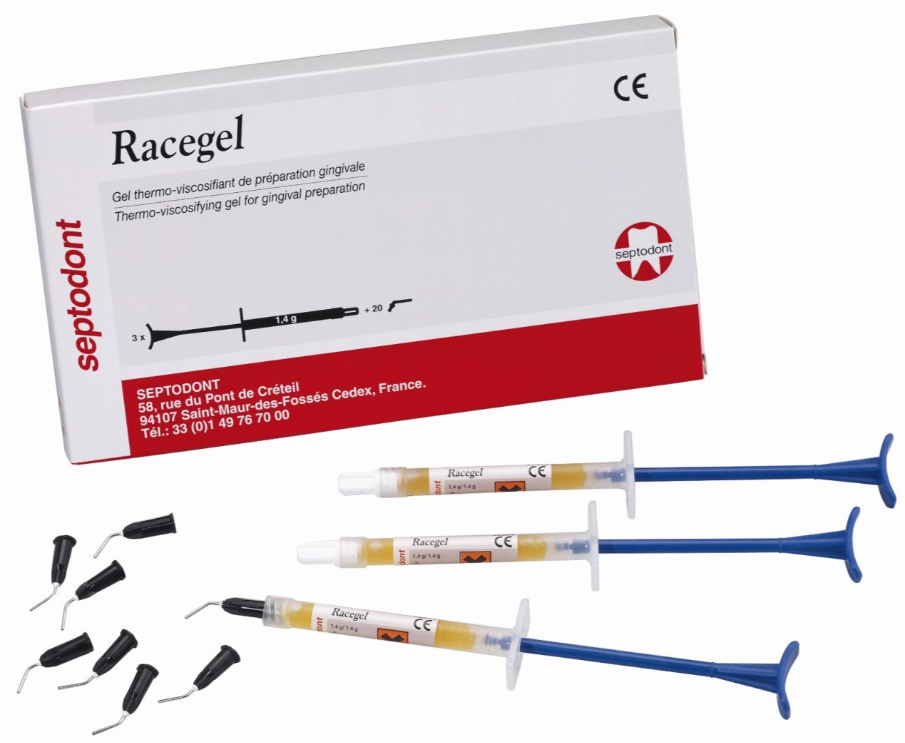 Racegel 3 Seringas + 30 Pontas – Septodont