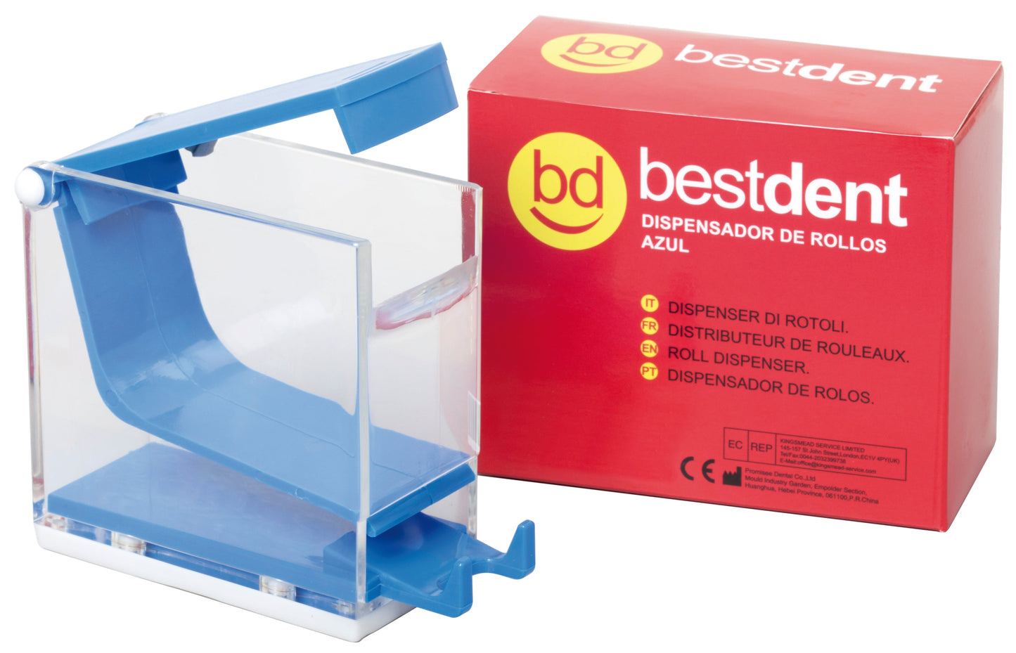 Dispensador de rolos azul – Bestdent