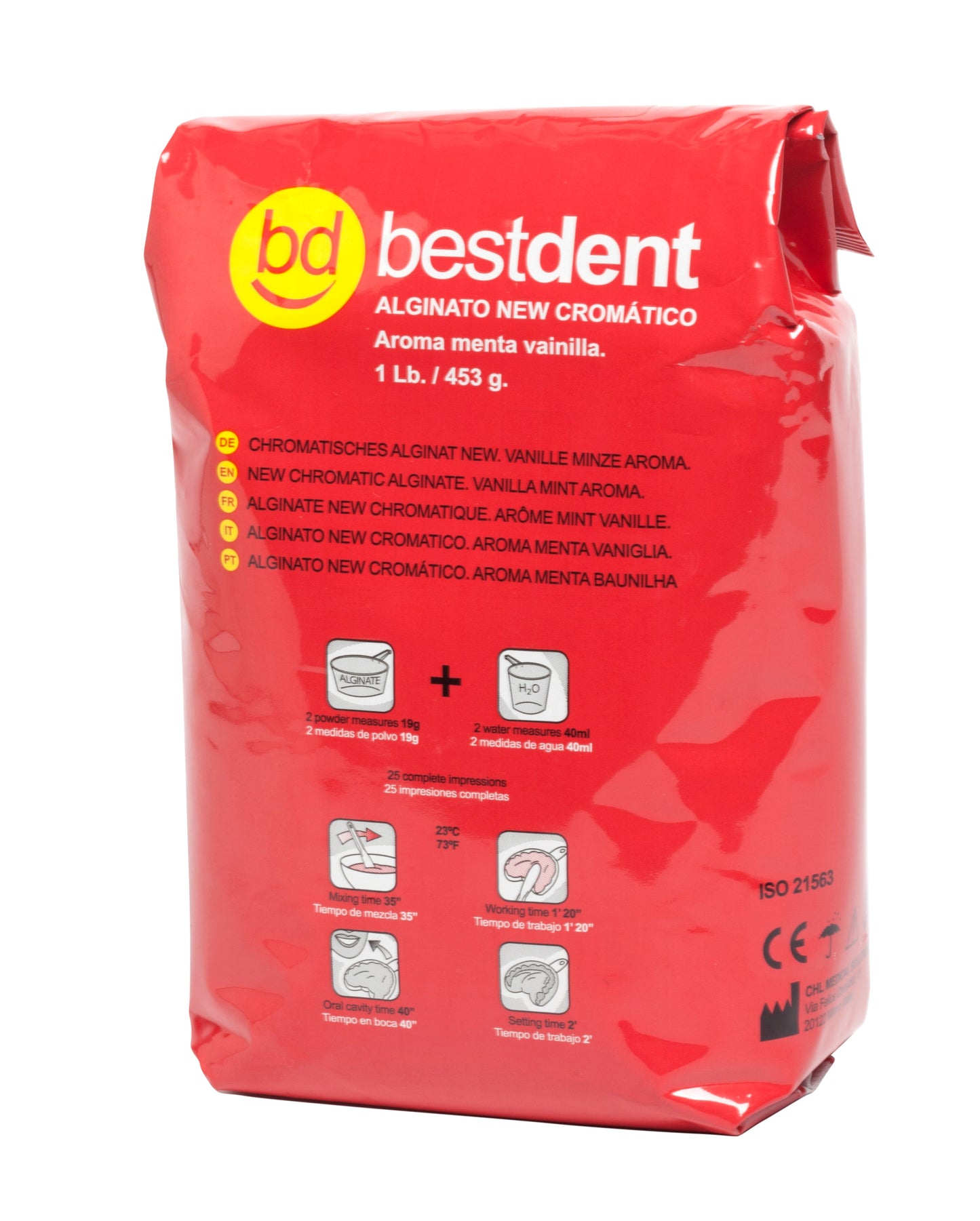 Alginato Cromatico Bolsa 453g – Bestdent