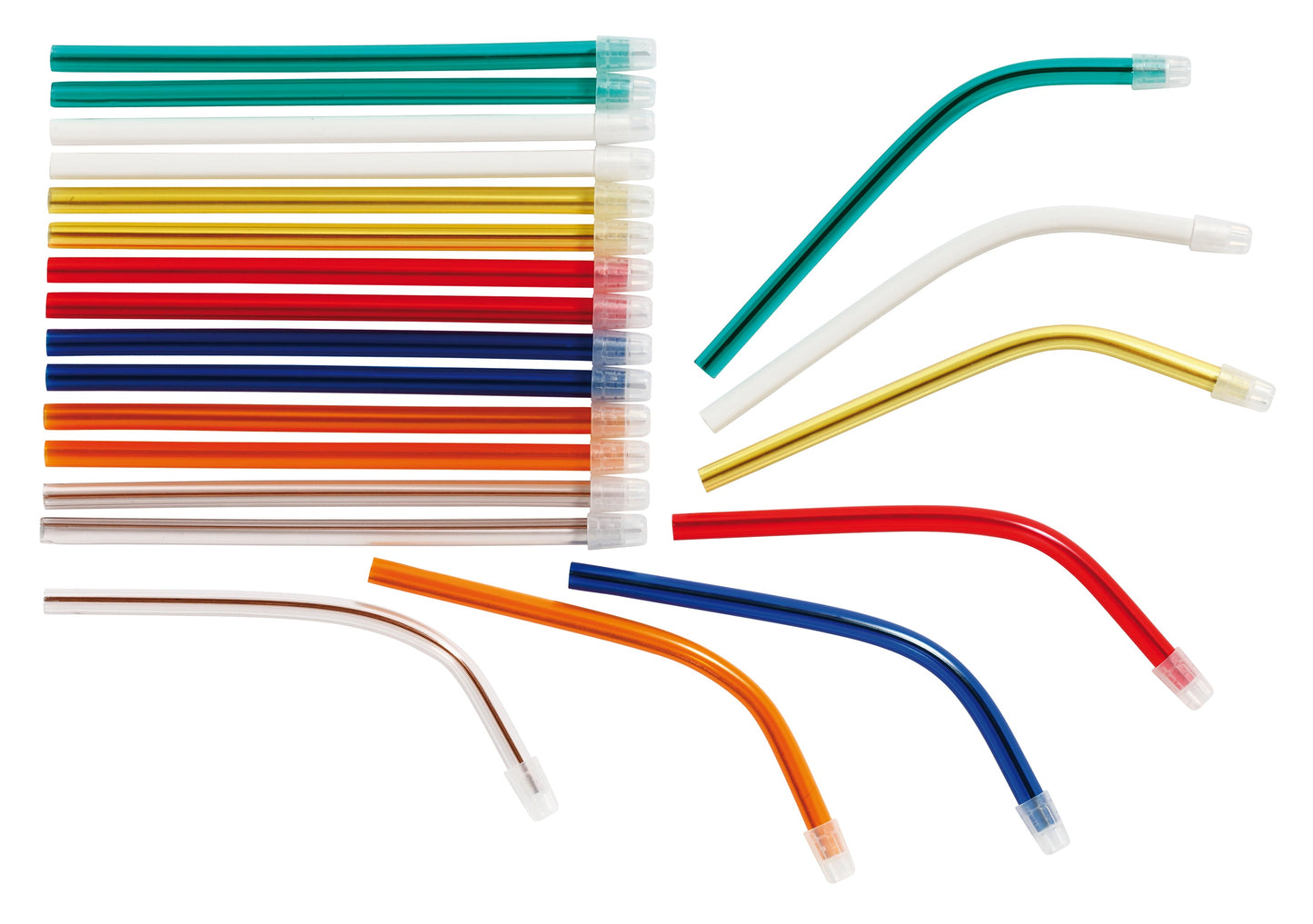 Aspiradores saliva coloridos – Bestdent