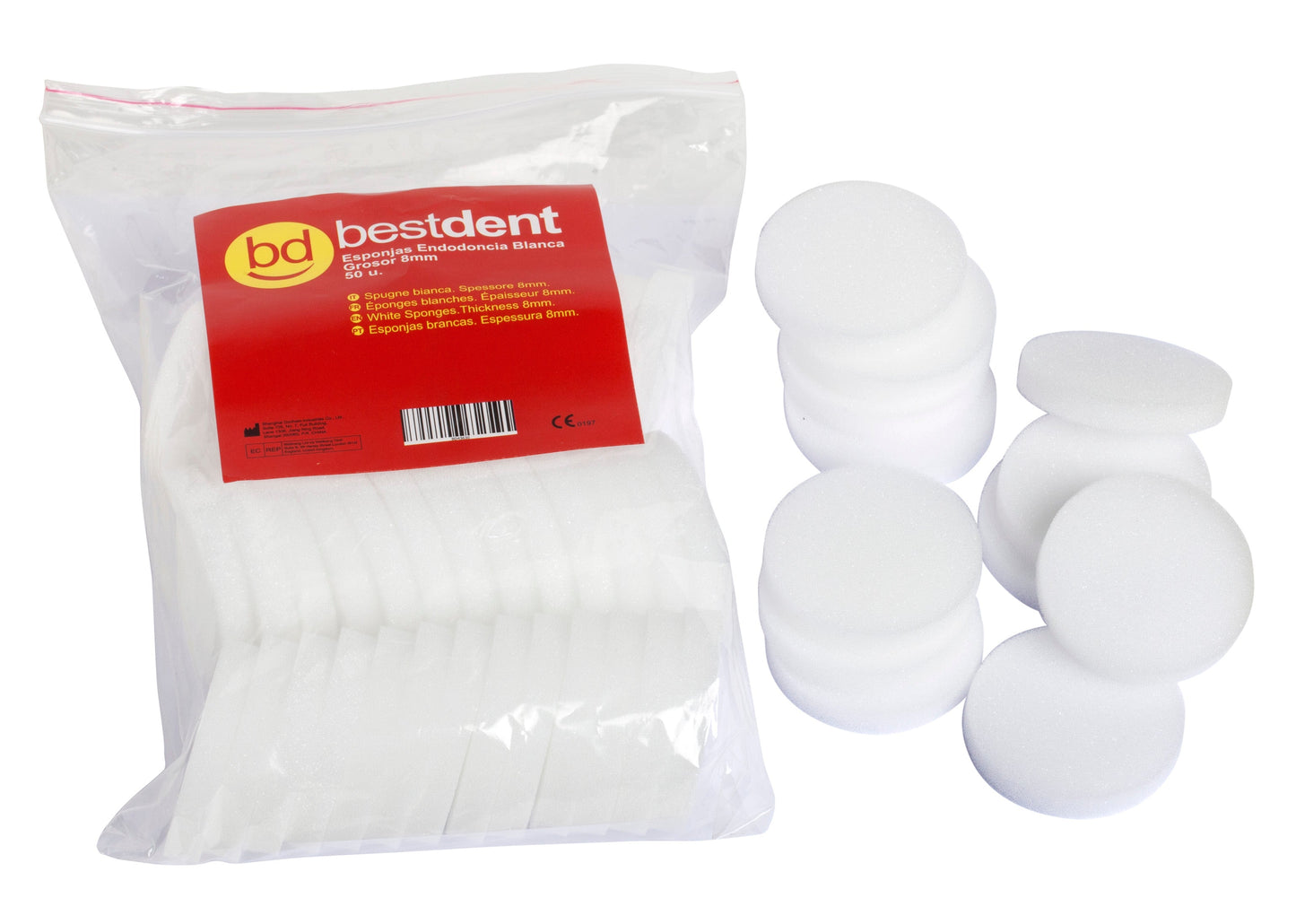 Esponjas de endodontia 50 unid. – Bestdent