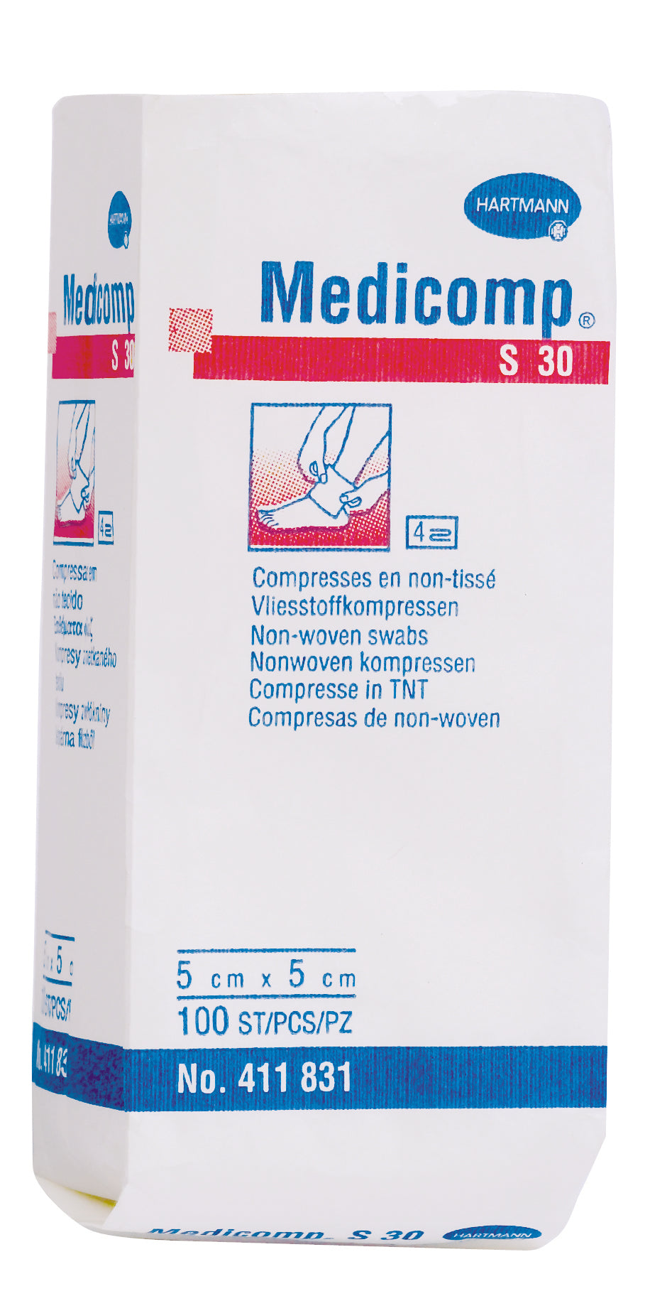 Compressas tnt não esterilizadas 5x5cm – Hartmann