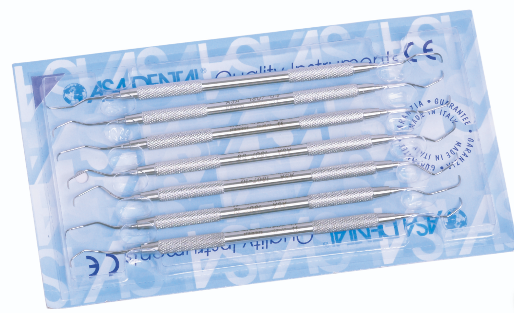 Estojo 7 Curetas Gracey Asa S1807 – Asa Dental