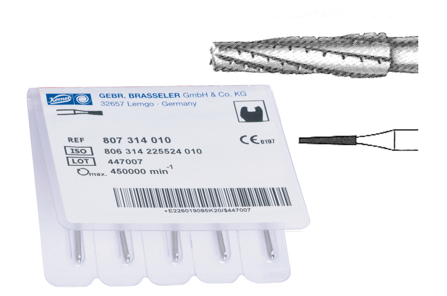 Brocas Tungsteno F.g.mod. H33 Corte Transversal – Komet