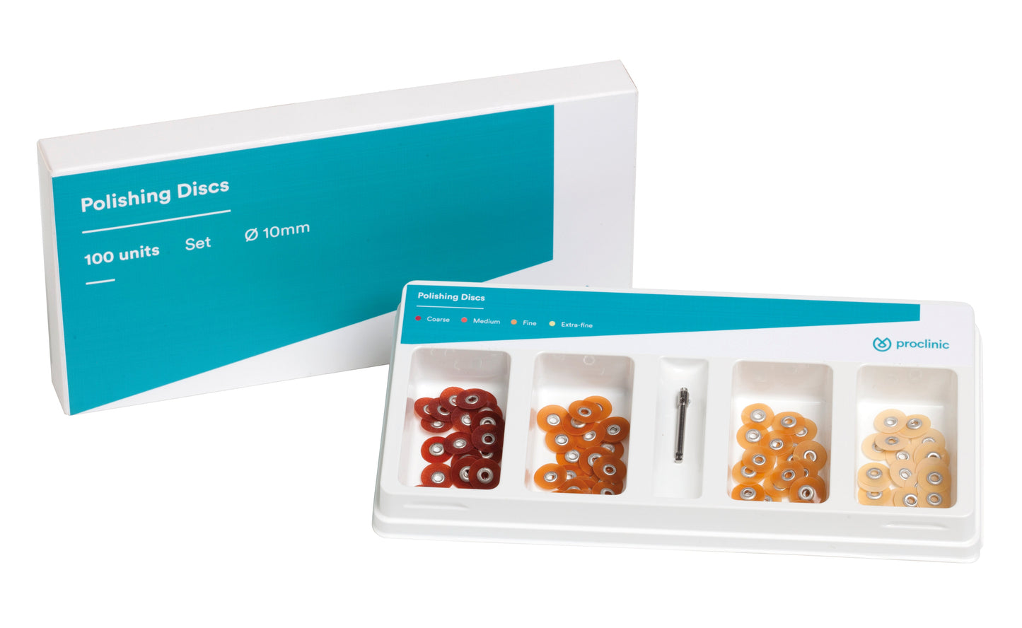 Kit Discos De Plástico Para Polir Pop On Ø 10 Mm - PROCLINIC