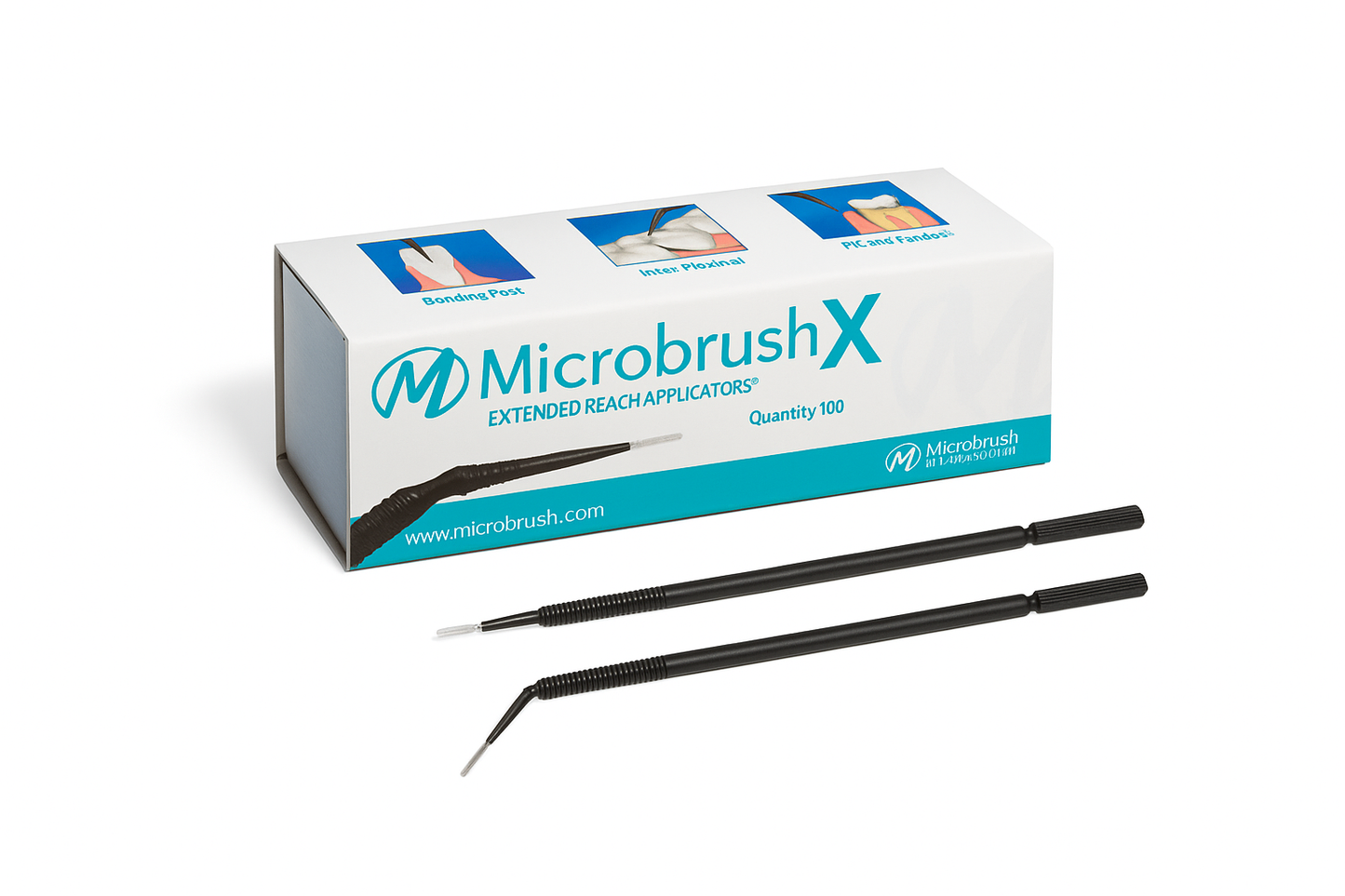 Microbrush X Compridas para Canais - Microbrush