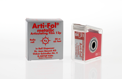Papel De Articular Arti - Fol Bk Metalic 1 Face 12micr C-disp. – Bausch