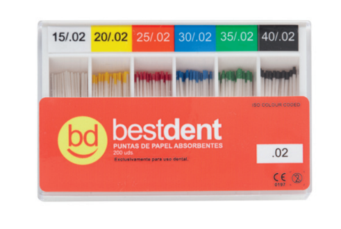 Pontas de papel iso bestdent - Bestdent