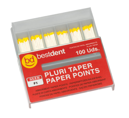 Pontas de papel taper f1 - F5 - Bestdent