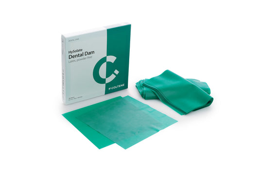 Diques látex hysolate médios verdes - Hygenic