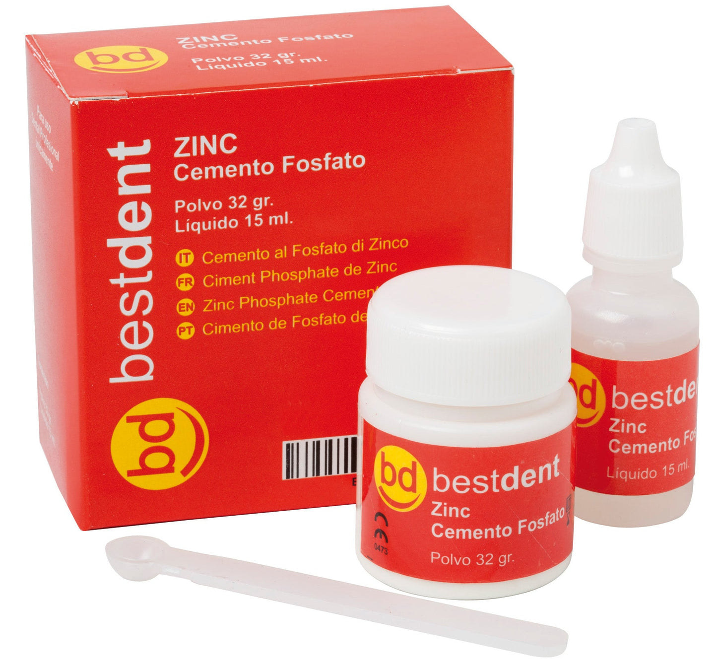 Cimento fosfato zinc 32g.+15ml - Bestdent