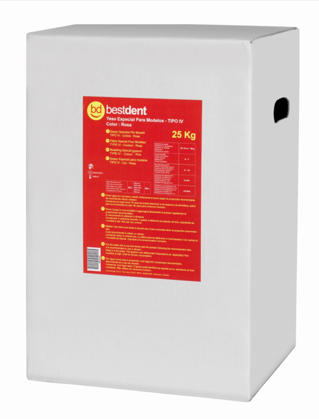 Gesso Duro Rosa Iv Caixas 25kg – Bestdent