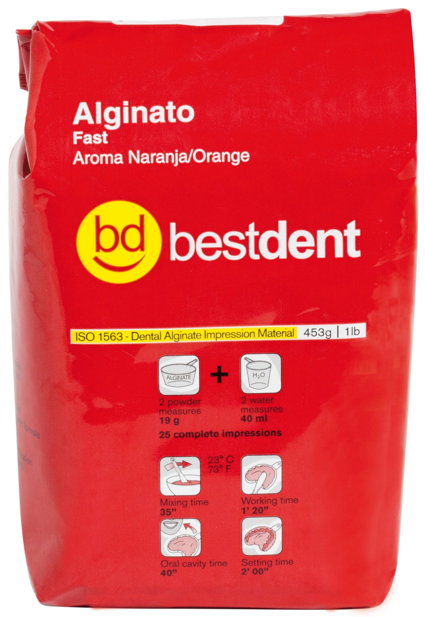 Alginato 453g – Bestdent