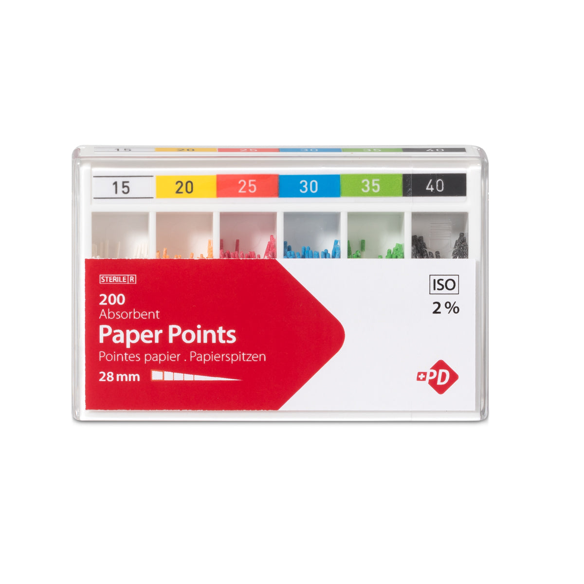 Pontas de guttapercha points 2% - P.D.