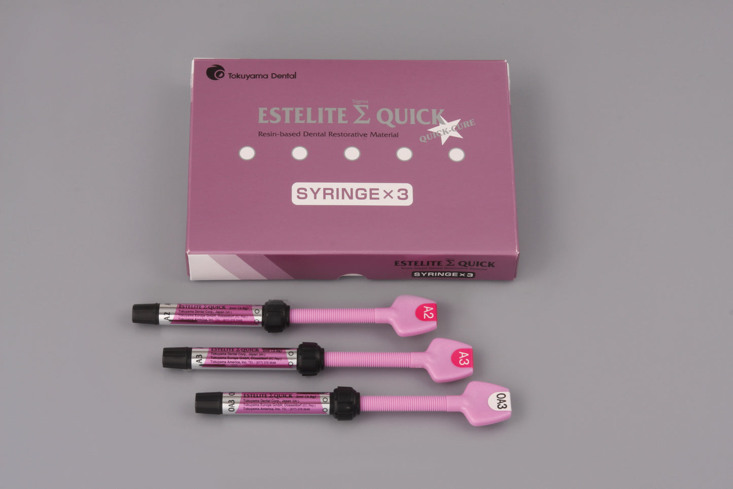 Compósito Estelite Sigma Quick  Kit Com 3 Seringas - Tokuyama