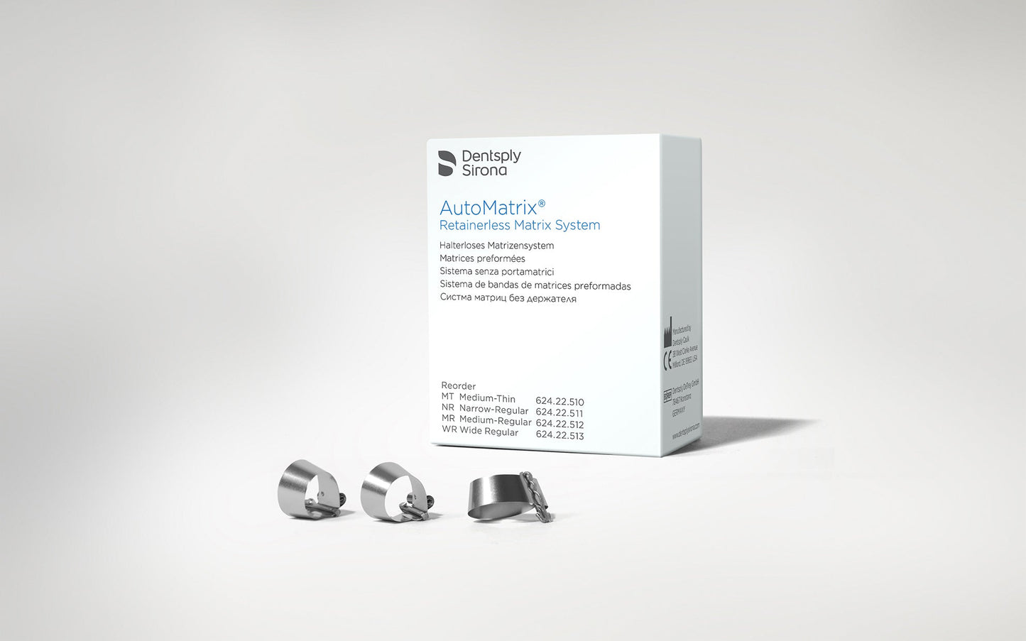 Matrizes metalicas pre - Formadas automatrix - Dentsply