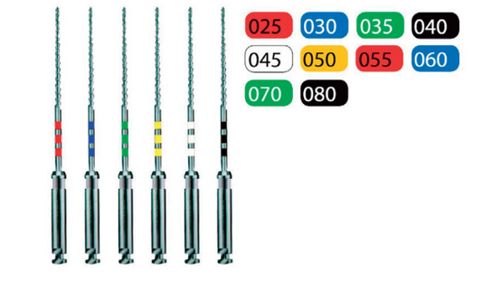 Condensadores de guttapercha n.25 - 80 - Dentsply