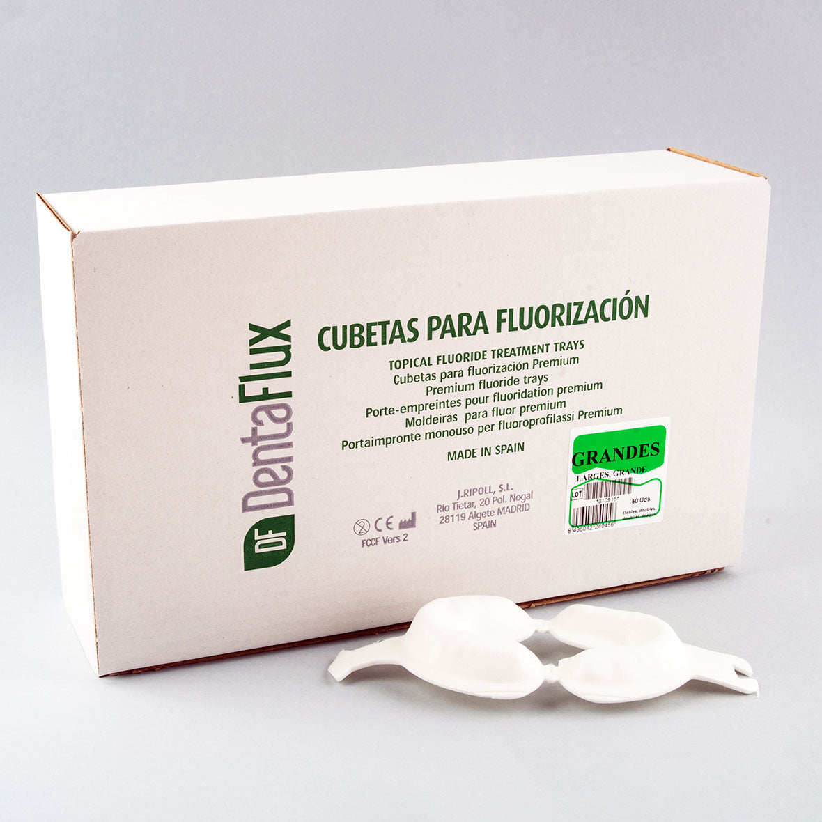 Moldeiras Duplas Para Aplicacao De Fluor – Dentaflux