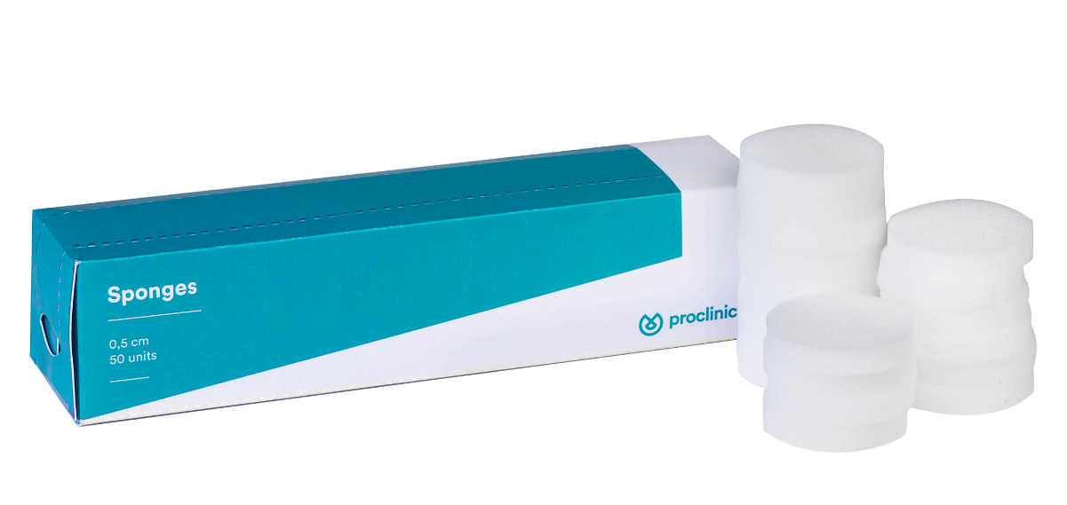 Esponjas brancas – Proclinic