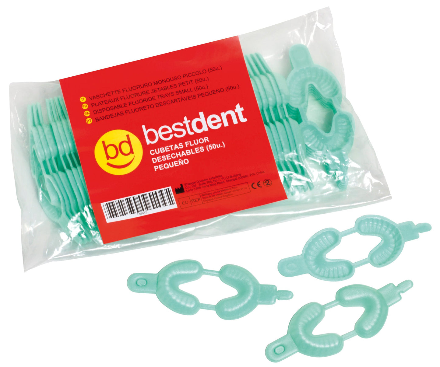 Moldeiras Duplas Para Aplicacao De Fluor – Bestdent