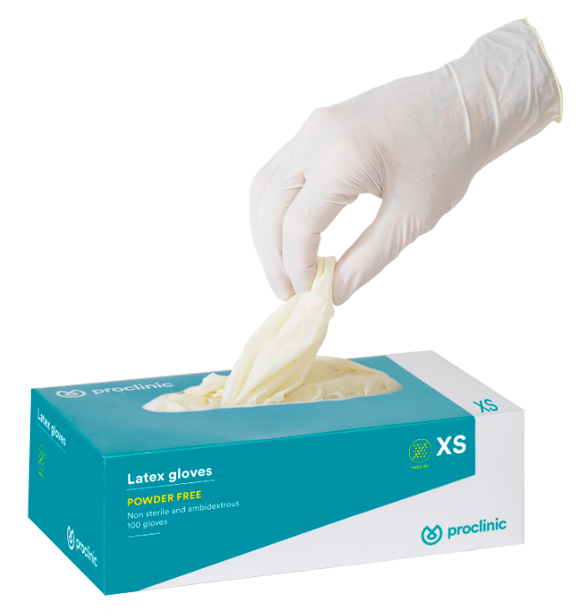 Luvas De Latex Sem Pó 6,2g - Proclinic
