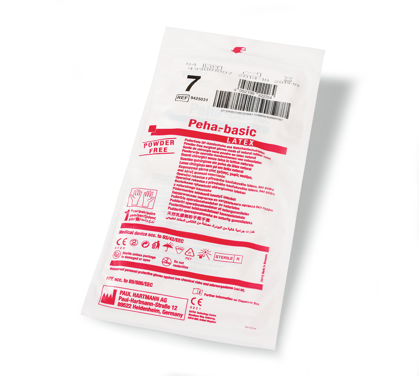Luvas De Latex Esterilizadas Sem Po Peha Basic – Hartmann