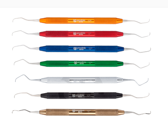 Curetas Gracey De Aluminio - Proclinic