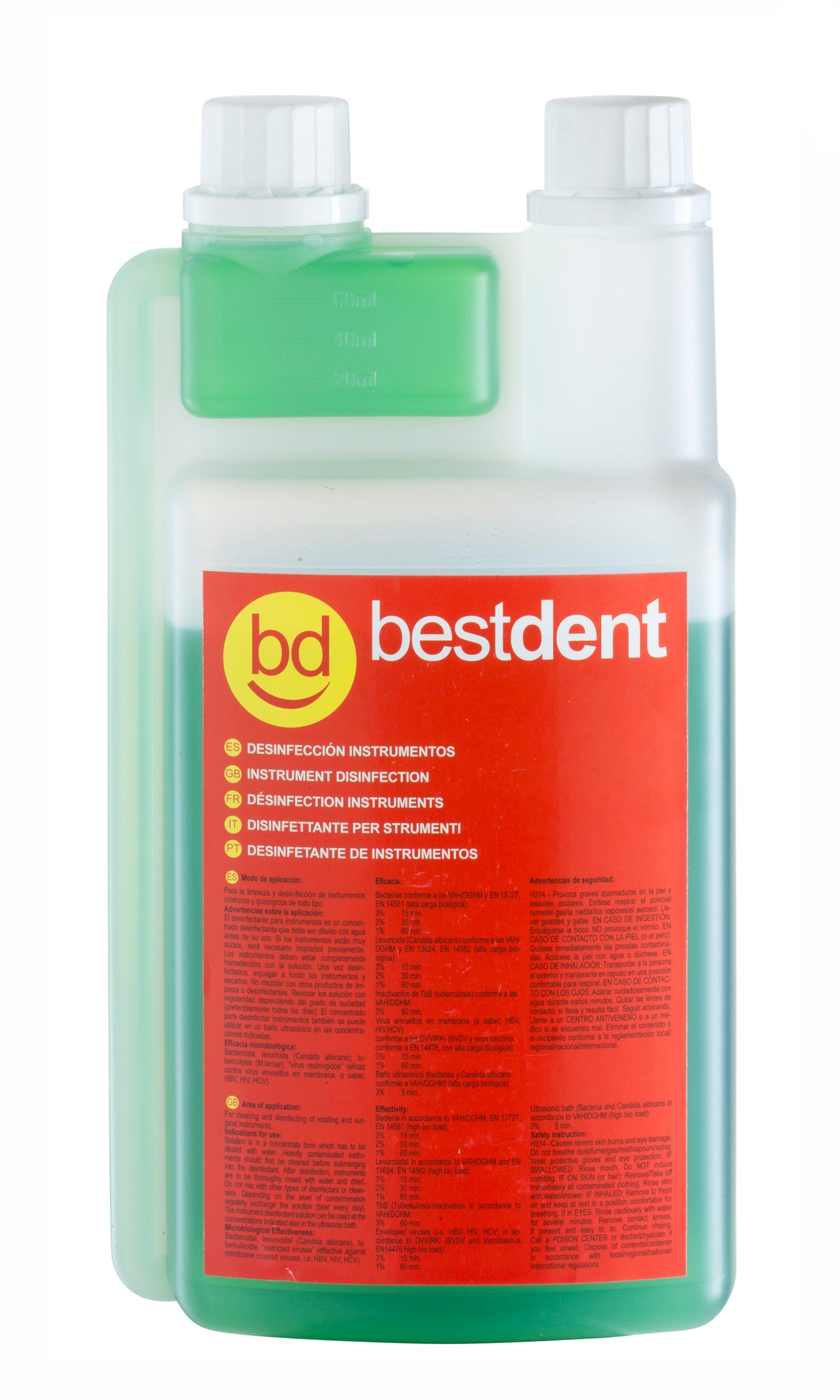 Desinfeção De Instrumentos (1 Litro) – Bestdent