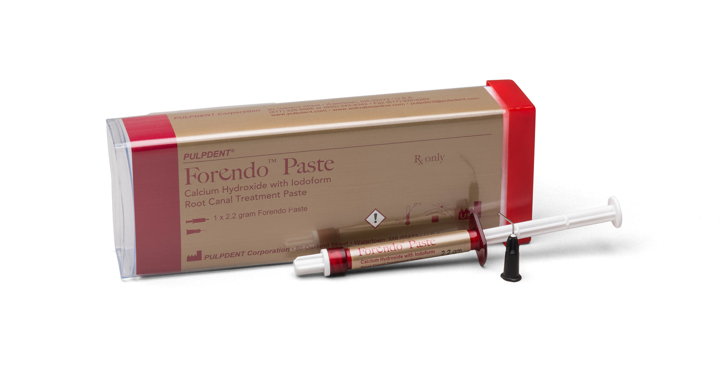 Hidróxido de cálcio com yodofórmio pasta forendo - Pulpdent