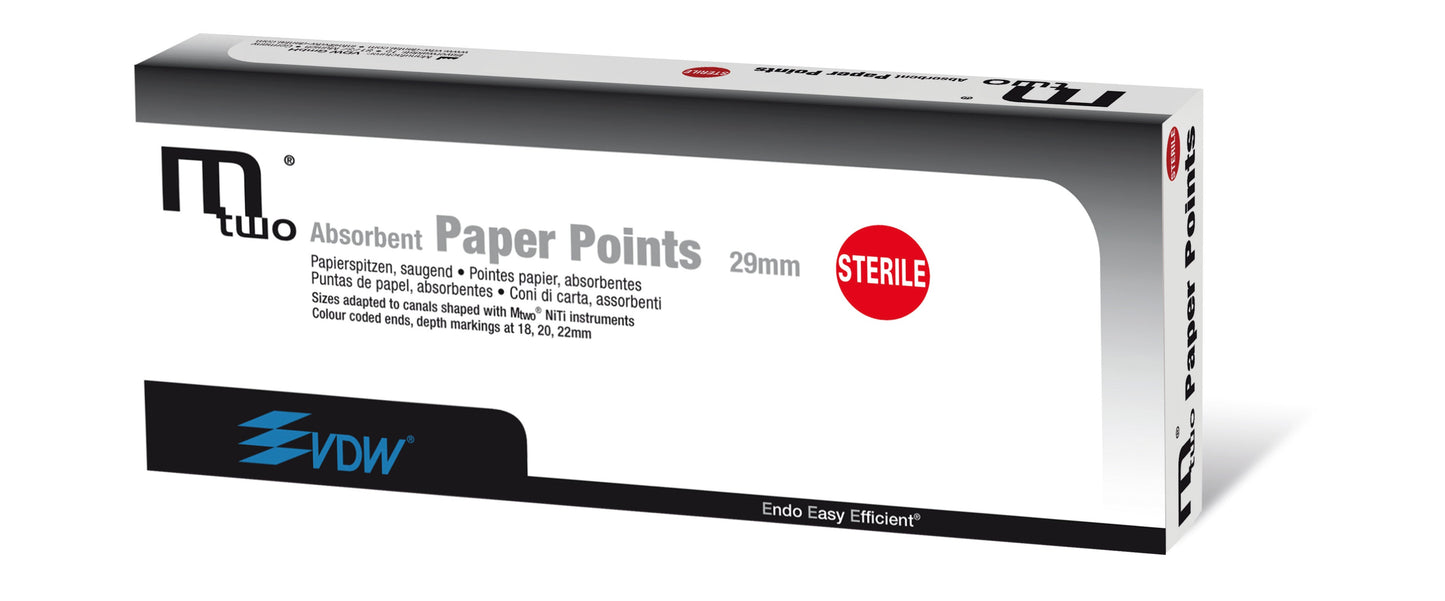 Pontas de papel mtwo - VDW