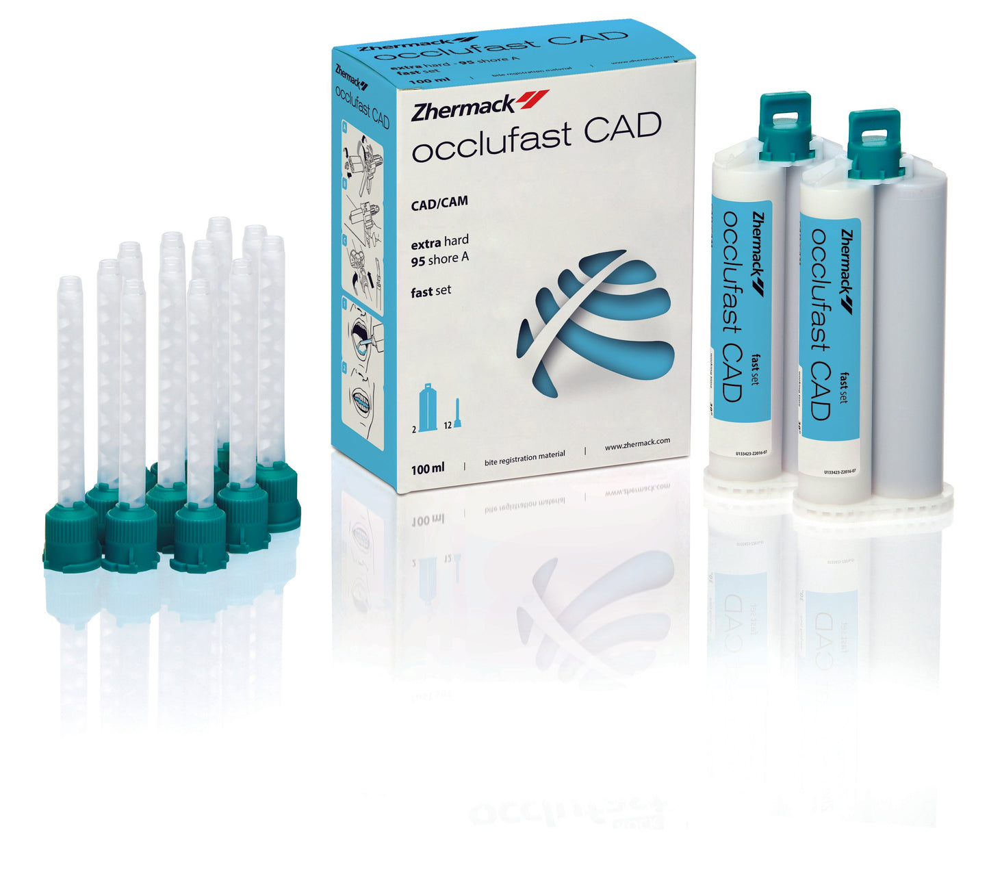 Occlufast Cad 2x50ml + 12 Pontas Mezcl. – Zhermack