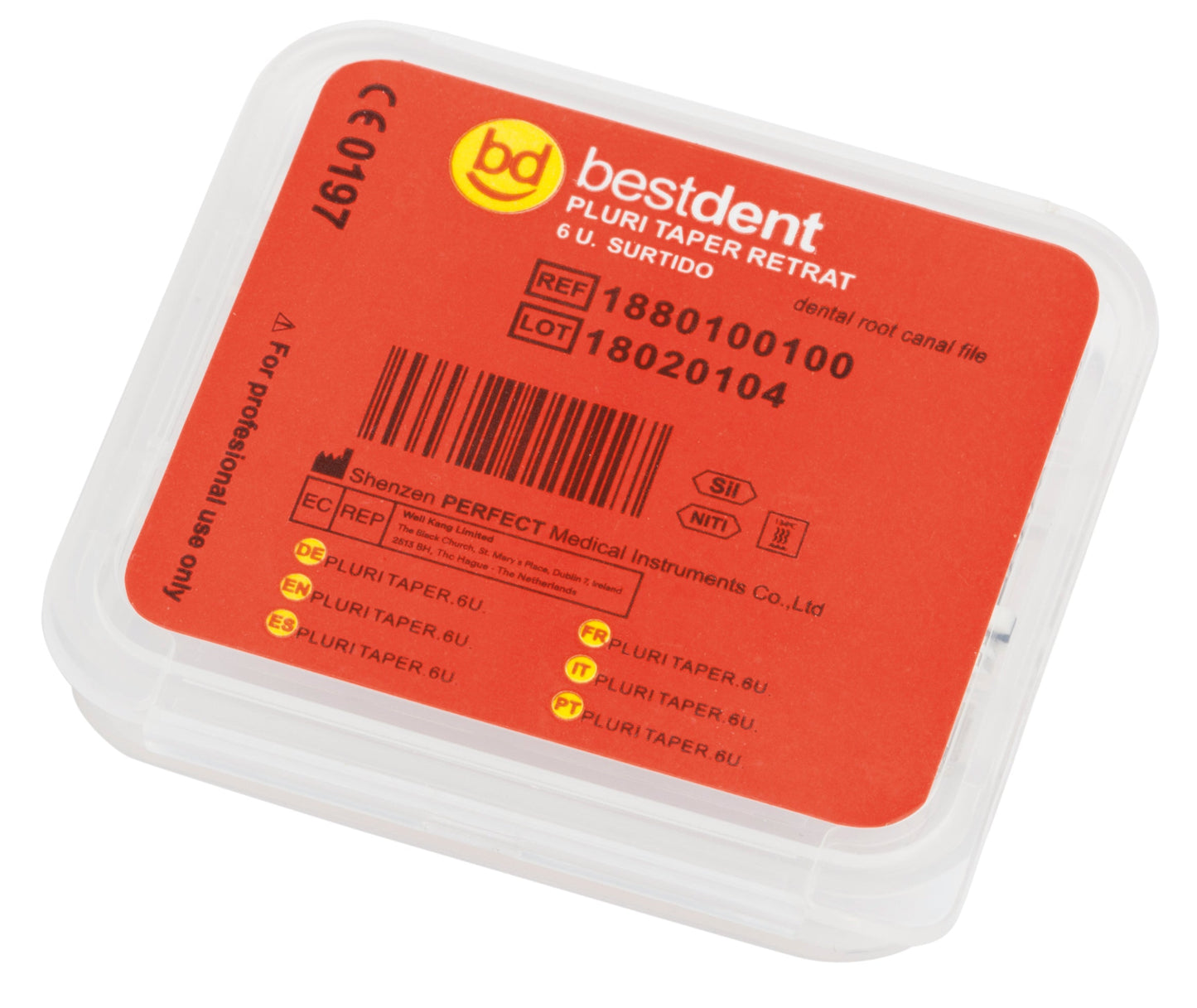 Limas de retratamento pluri taper - Bestdent