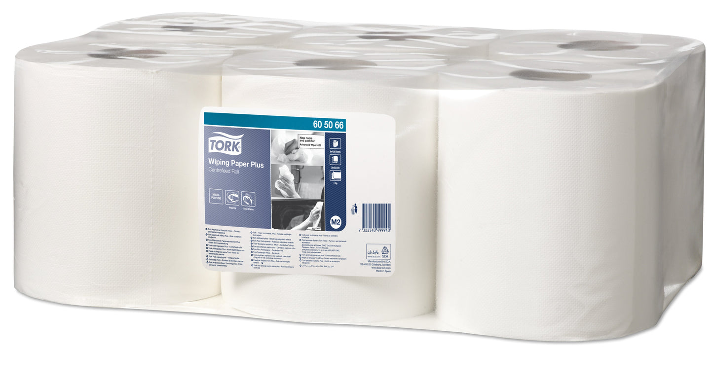 Papel Seca Mãosem Bobine Cor Branca Rolo 150m 6 Unid Tork – Tork