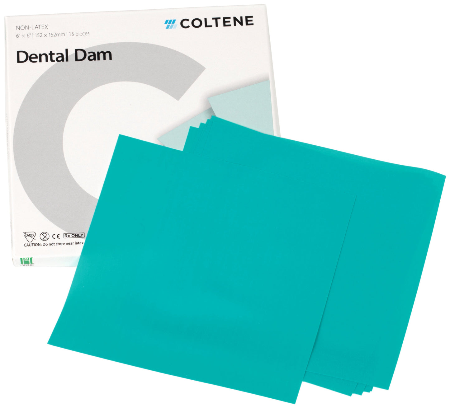Dique sem látex médio 6x6 - Coltene-Whaledent