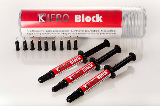 Kiero Block Compósito Fotopolimerizável Vermelho 3x3g – Kiero